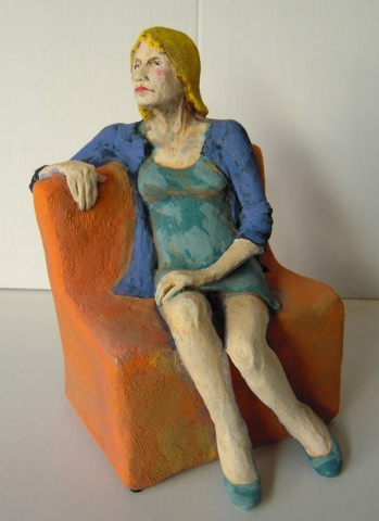 9th Annual Exhibit Seated Woman