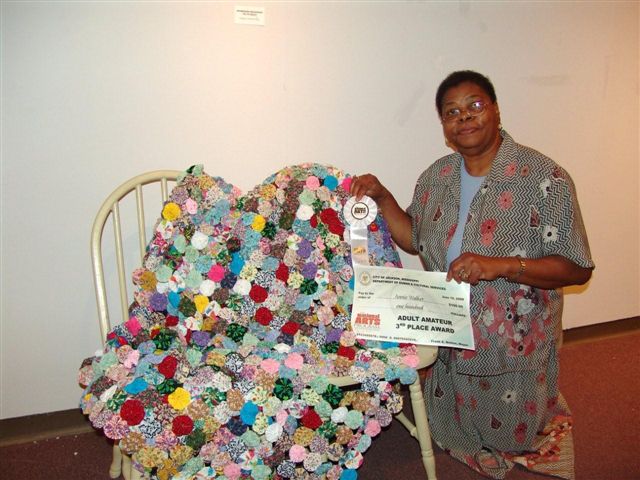 5th Annual Exhibit Yo-Yo Quilt