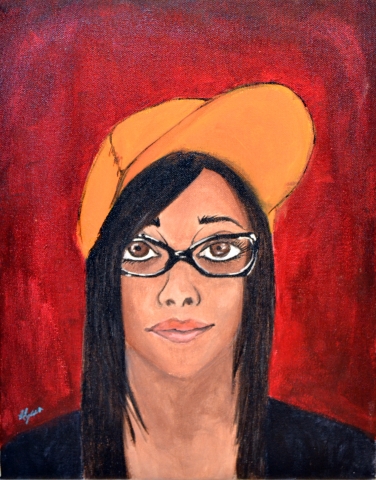 3rd Annual Exhibit Self Portrait with a Hat