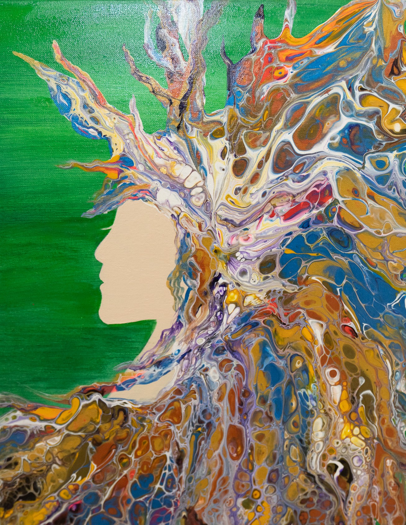 Springtime Waterfall