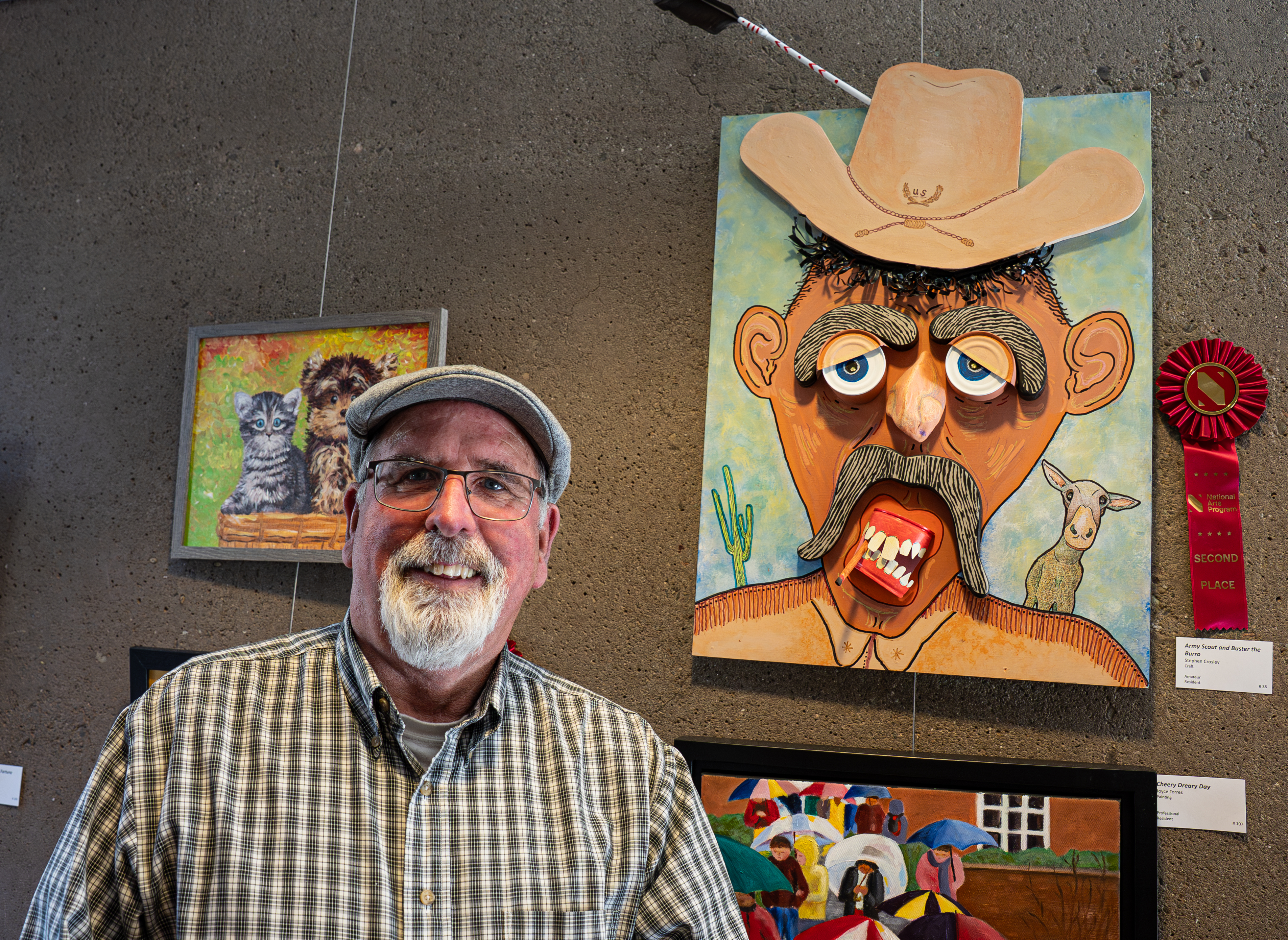 Army Scout and Buster the Burro