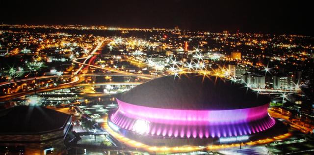 7th Annual Exhibit Superdome Cityscape