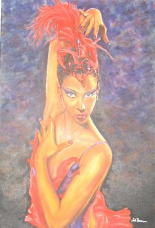 4th Annual Exhibit Harlem Theatre Dancer