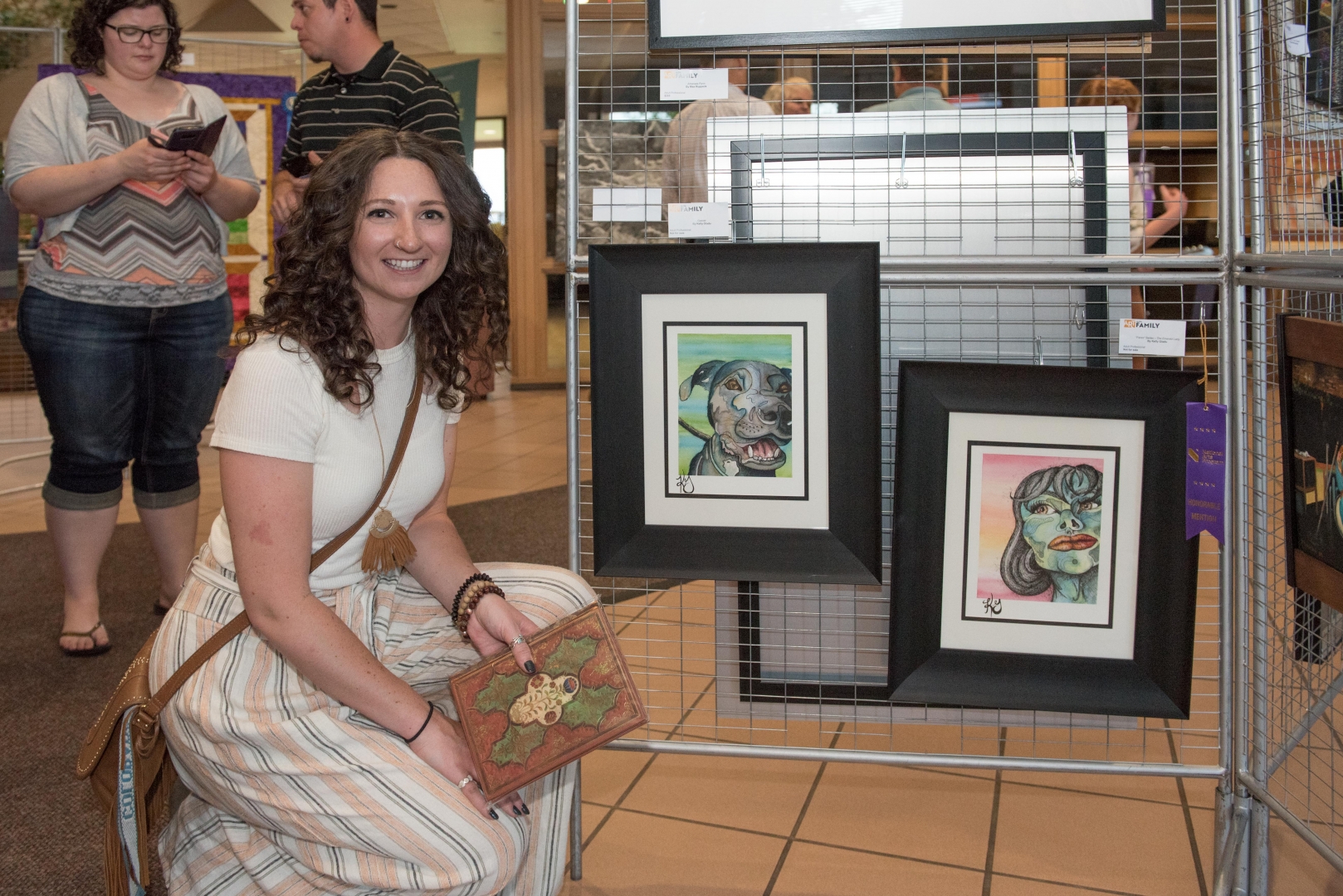 2nd Annual Exhibit "Face" Series - The Emerald Lady