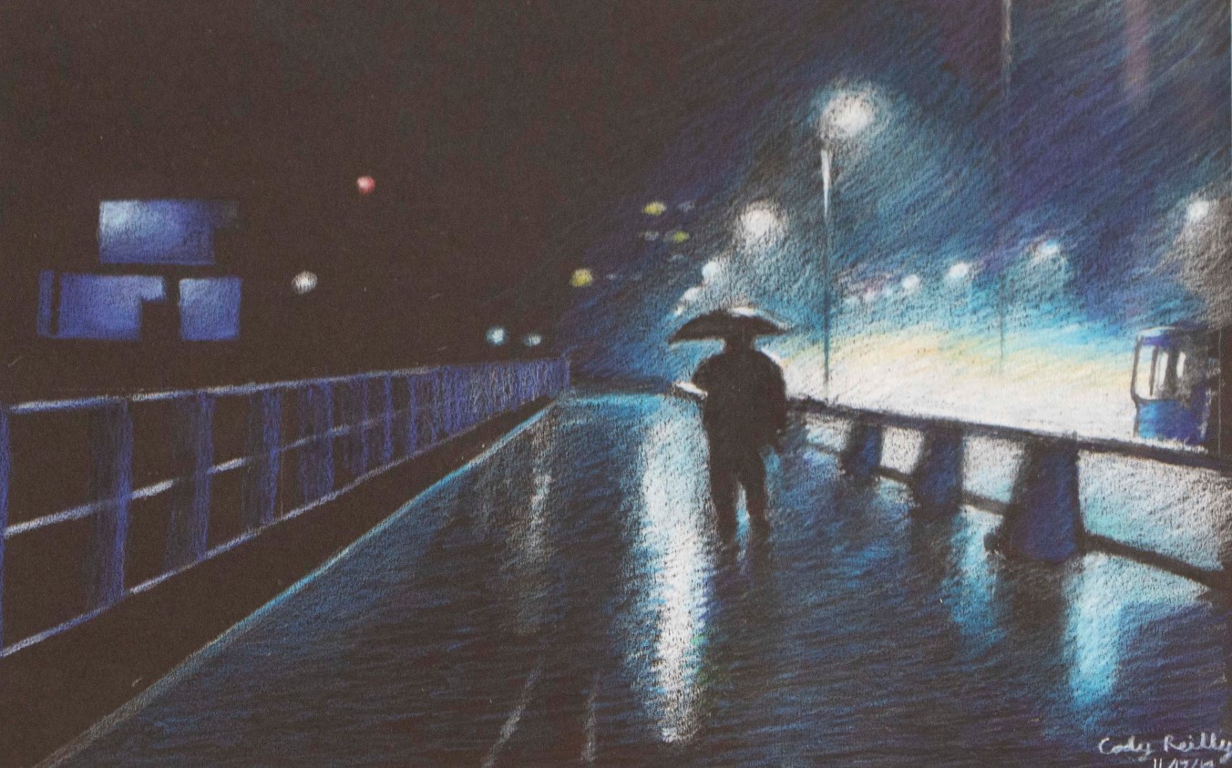 17th Annual Exhibit Black Night Falling