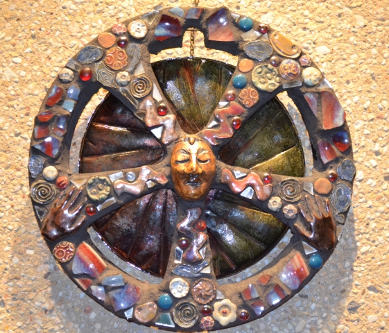 6th Annual Exhibit Mandala with Handmade Tiles