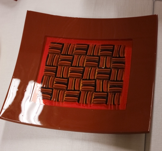 1st Annual Exhibit Ribboned Glass