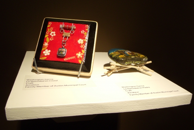 10th Annual Exhibit La Natividad en Cristal (L) and La Natividad en Piedra (R)
