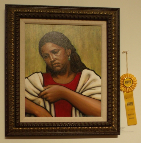 10th Annual Exhibit White Shawl