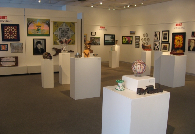 6th Annual Exhibit The Gallery SPACE in Savannah, GA adored with artwork from the 6th Annual NAP Exhibit.