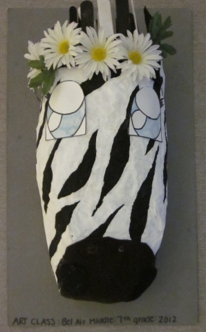 1st Annual Exhibit Zebra Mask
