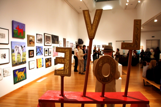 9th Annual Exhibit 2011 NAP Exhibition in Austin, TX as seen through the piece entitled "Love Machine"