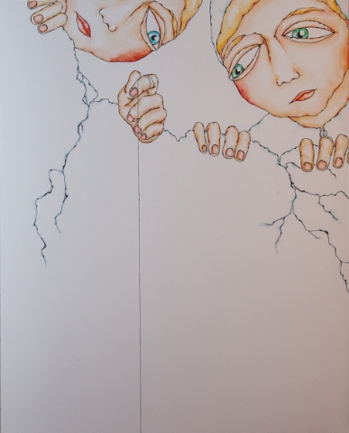 13th Annual Exhibit She always wondered what was on the other side