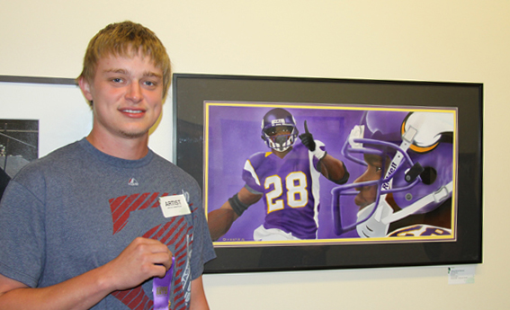 3rd Annual Exhibit Adrian Peterson