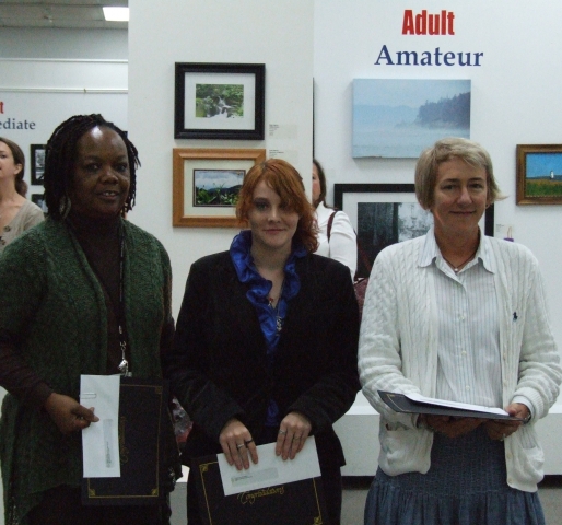 5th Annual Exhibit 2011 Amateur Winners at the Awards Reception