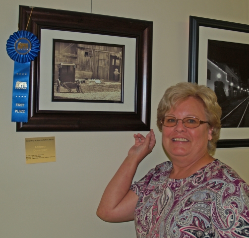 8th Annual Exhibit Amish Boy Waiting for Father