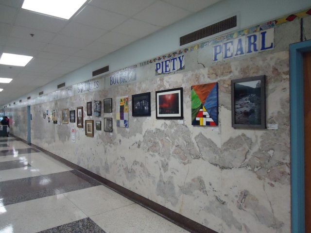 8th Annual Exhibit City Hall Lobby decorated with employee artwork from the 8th Annual NAP Show in New Orelans.