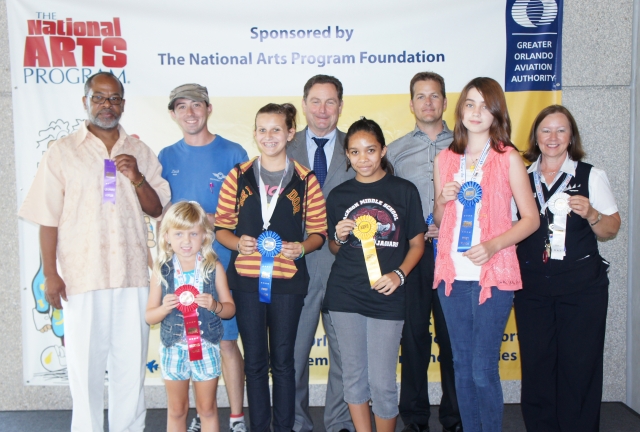 6th Annual Exhibit 2011 Award Winners at the 6th Annual NAP Reception with Phil Brown, Executive Director of GOAA