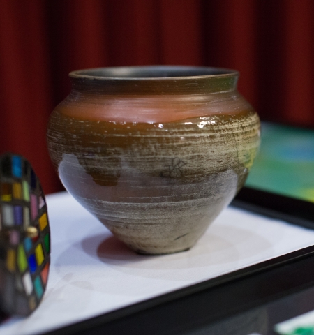 8th Annual Exhibit Raku Vase