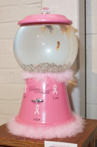 8th Annual Exhibit Faux Bubblegum Fish Bowl