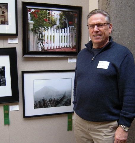 9th Annual Exhibit Fence and Barn in Fog