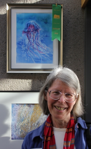 10th Annual Exhibit Jelly Fish Blue