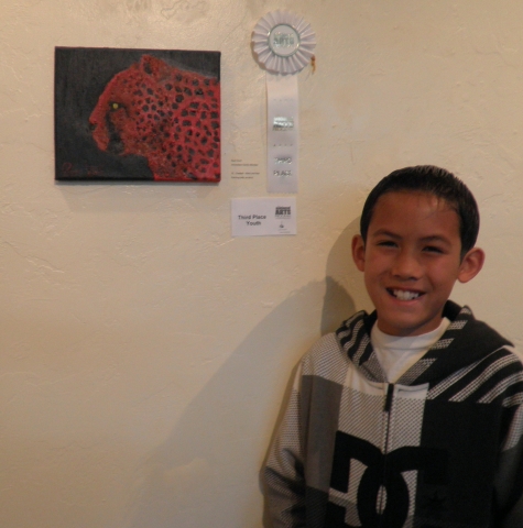 2nd Annual Exhibit Cheetah - Black & Red