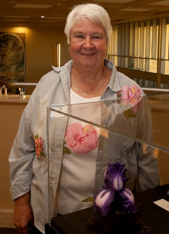 6th Annual Exhibit Iris Woodcarving