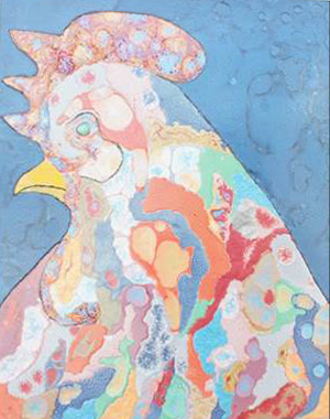 9th Annual Exhibit Colorful Rooster