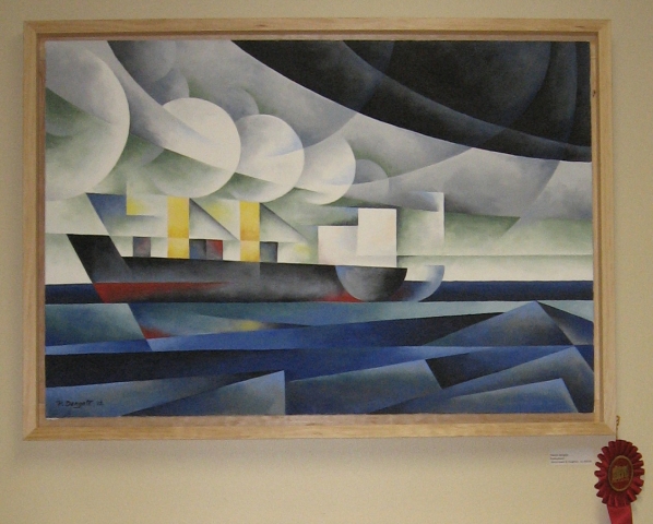 7th Annual Exhibit Storm Front & Freighter, Lake Huron