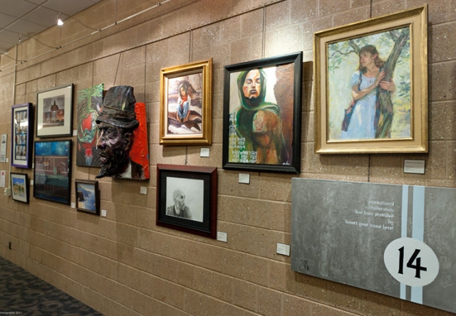 3rd Annual Exhibit Artwork on display at the 3rd Annual NAP Exhibition at Johns Hopkins Medicine