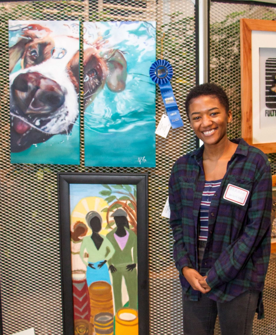 20th Annual Exhibit Dog in Water