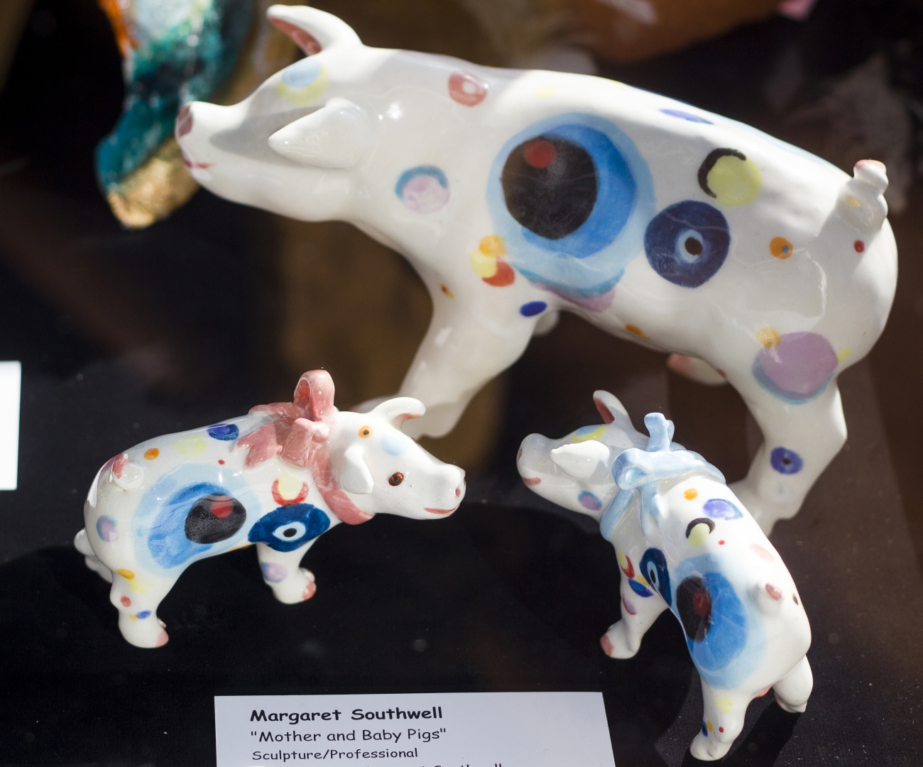 17th Annual Exhibit Mother and Baby Pigs