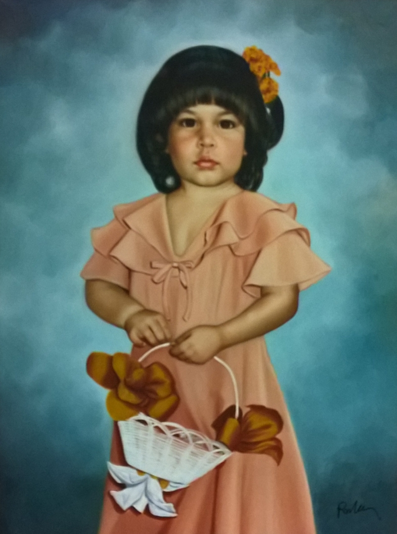 10th Annual Exhibit Flower Girl