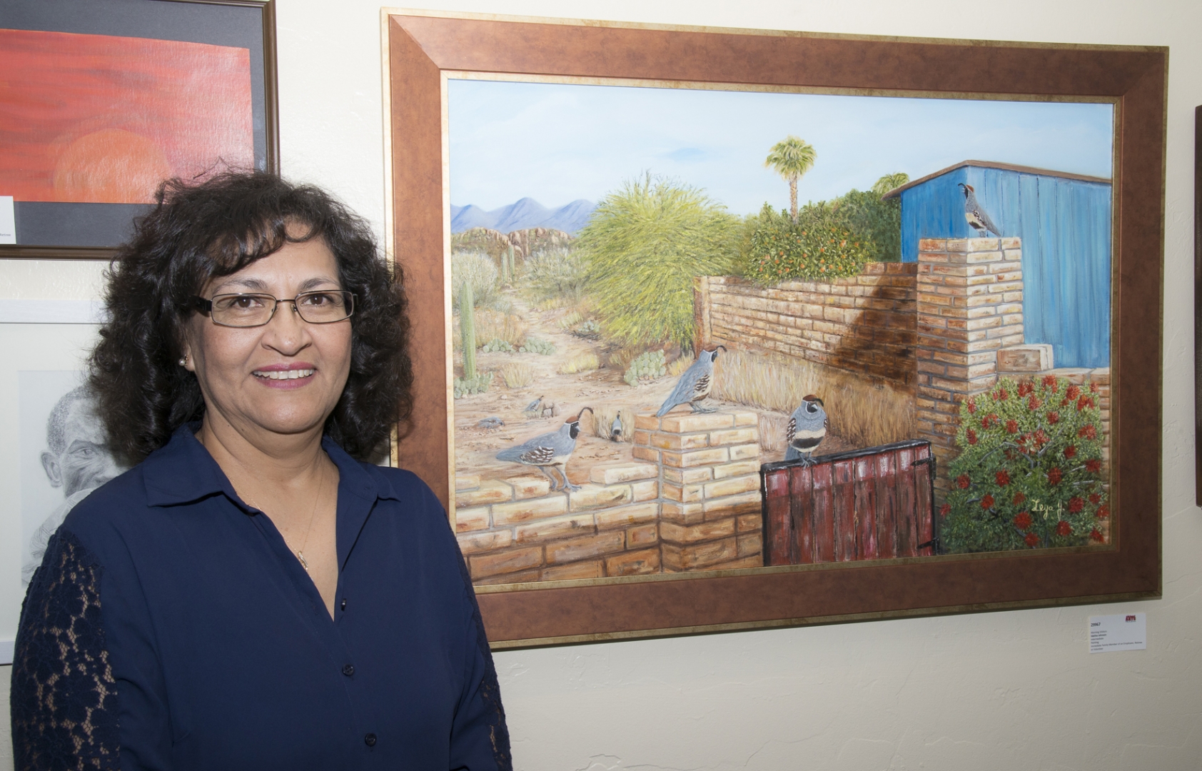 7th Annual Exhibit Morning Visitors