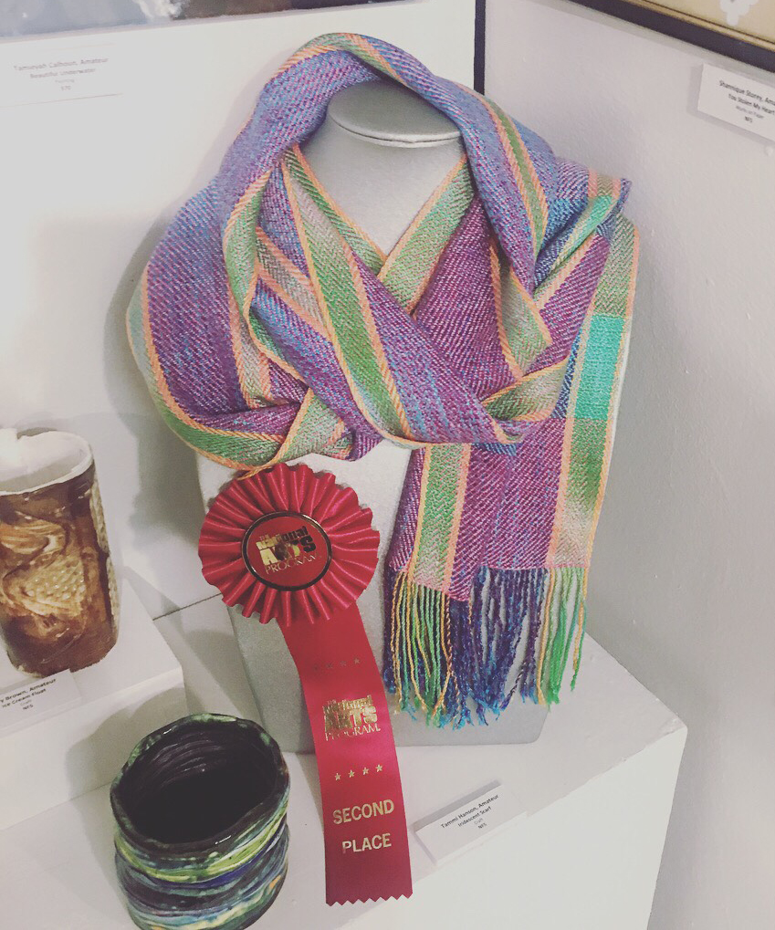 19th Annual Exhibit Iridescent Scarf