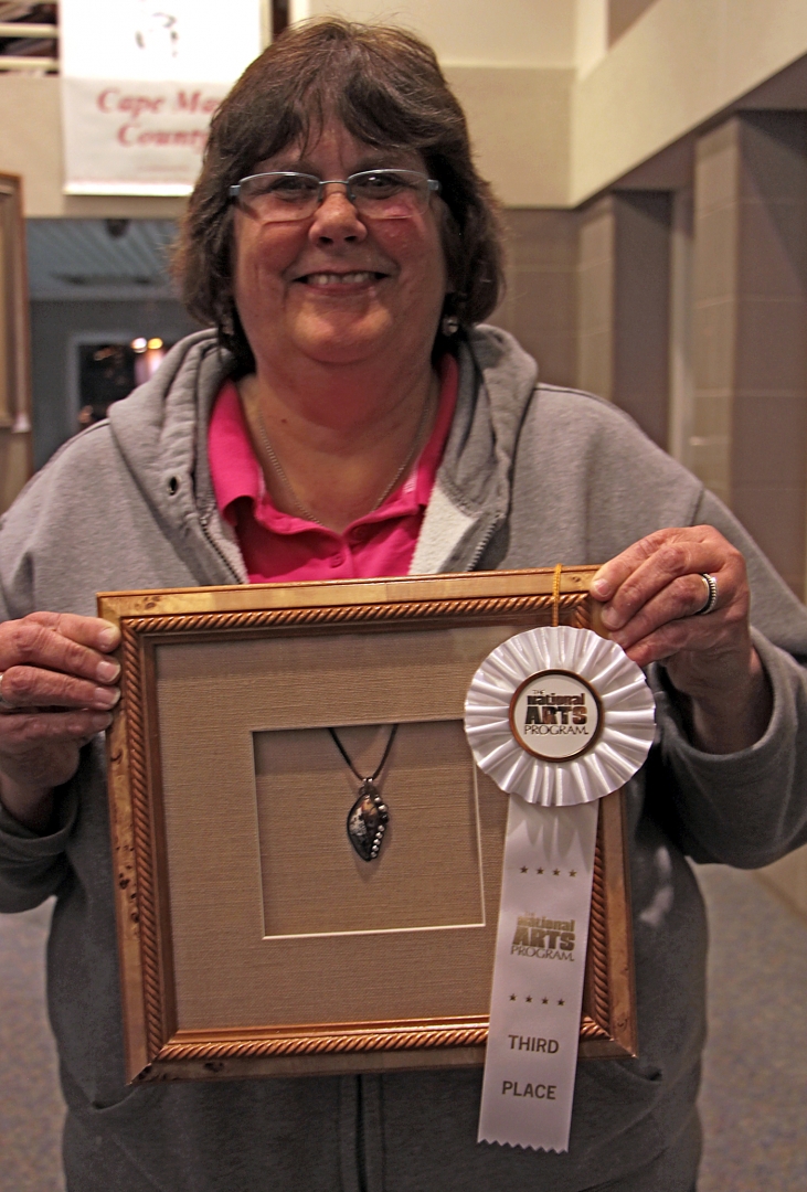 14th Annual Exhibit Dendritic Jasper Silver Pendant