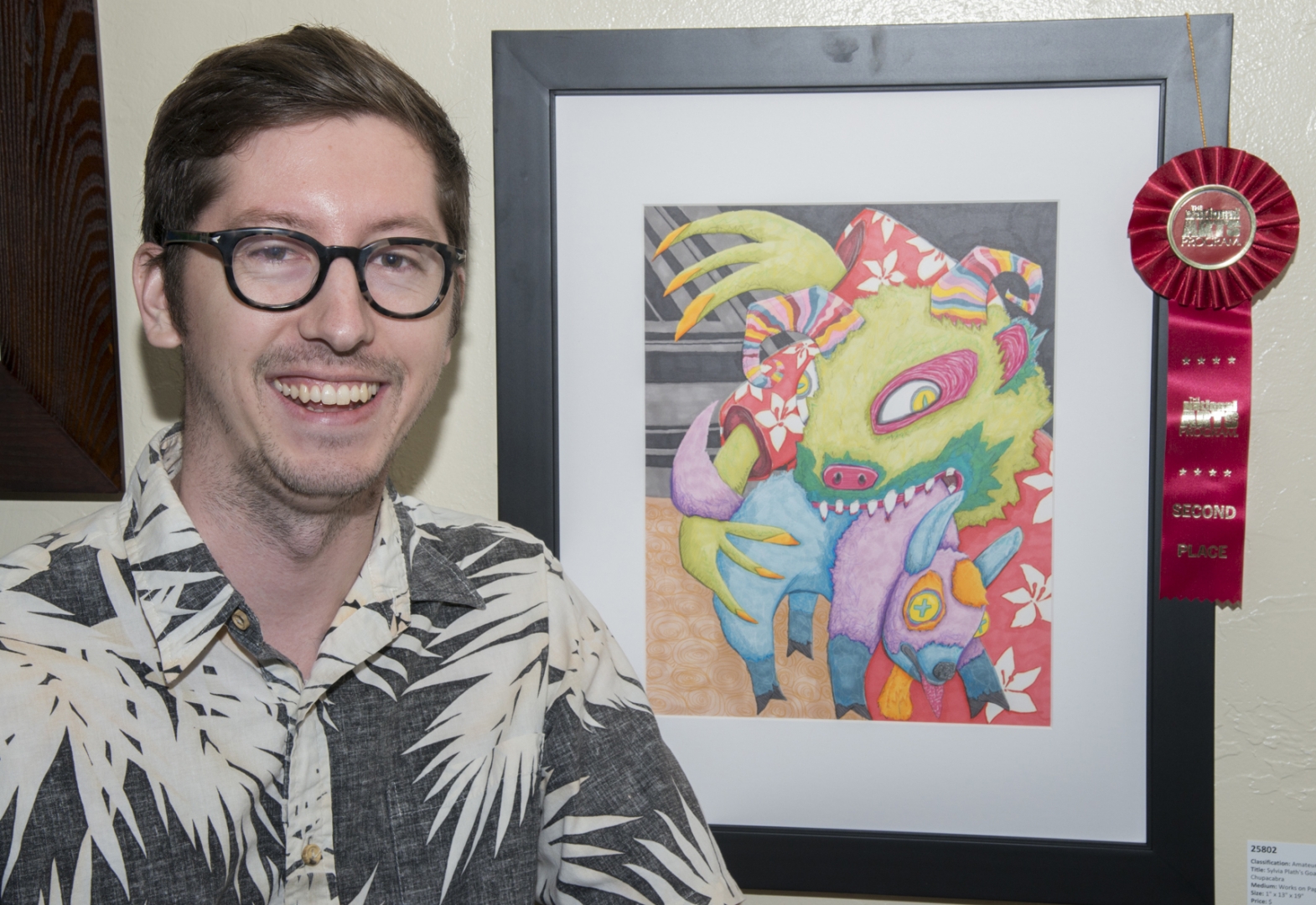 6th Annual Exhibit Sylvia Plath's Goatsucking Devil-Bird: La Chupacabra