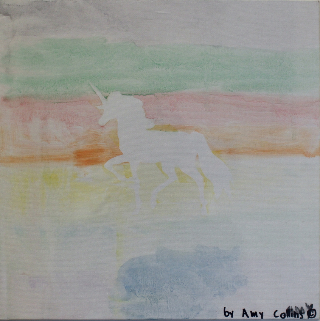 1st Exhibit Unicorn in a Rainbow