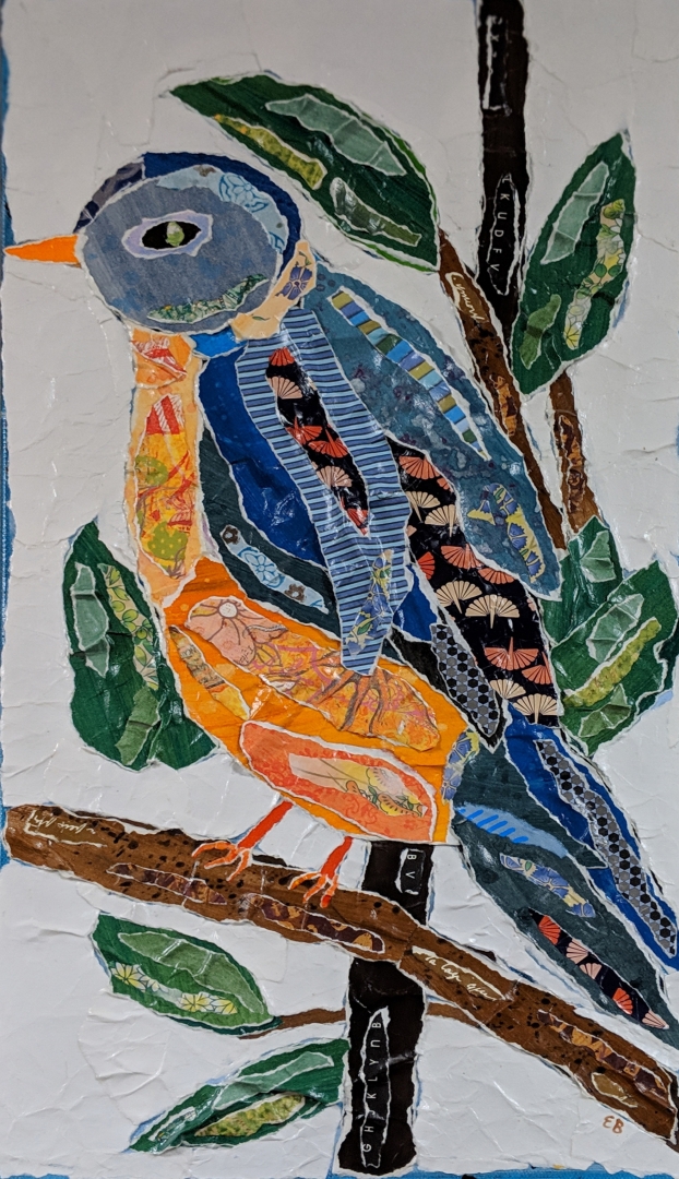 1st Annual Exhibit Patchwork Bird (Be Yourself Always)