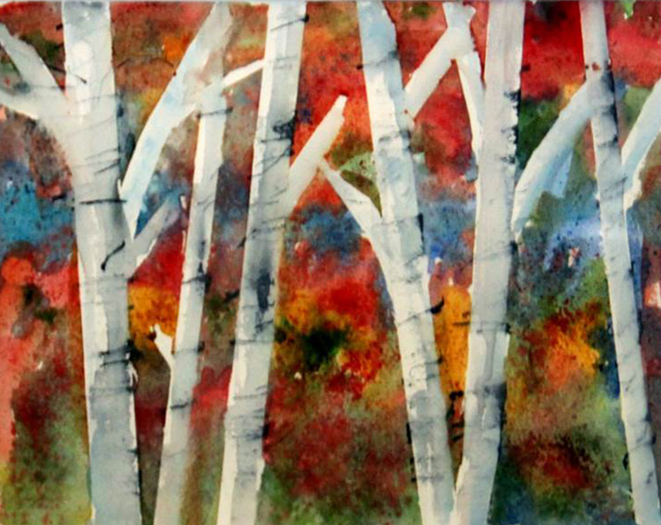 26th Annual Exhibit Birch Trees