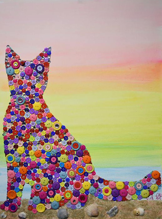 8th Annual Exhibit Button Kitty