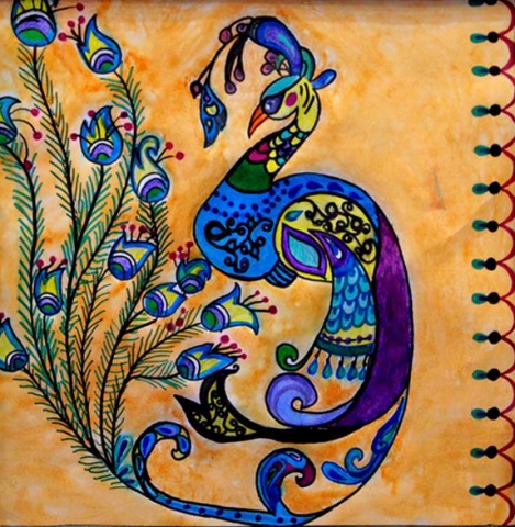 25th Annual Exhibit Colorful Peacock