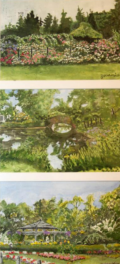 26th Annual Exhibit Elizabeth Park Triptych