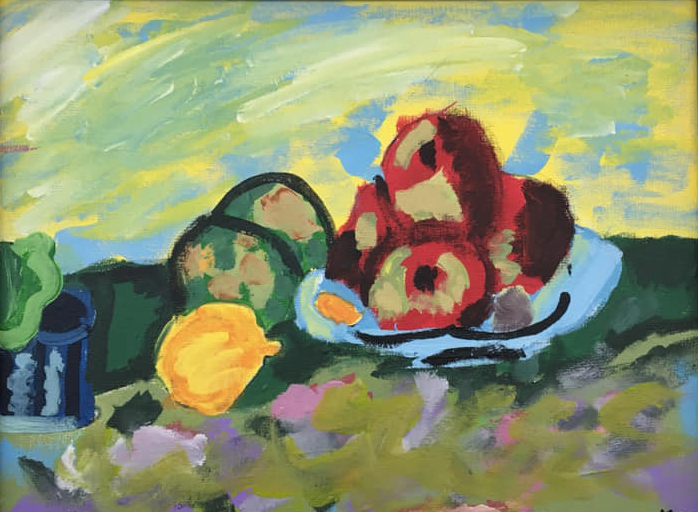 8th Annual Exhibit Plate of Apples