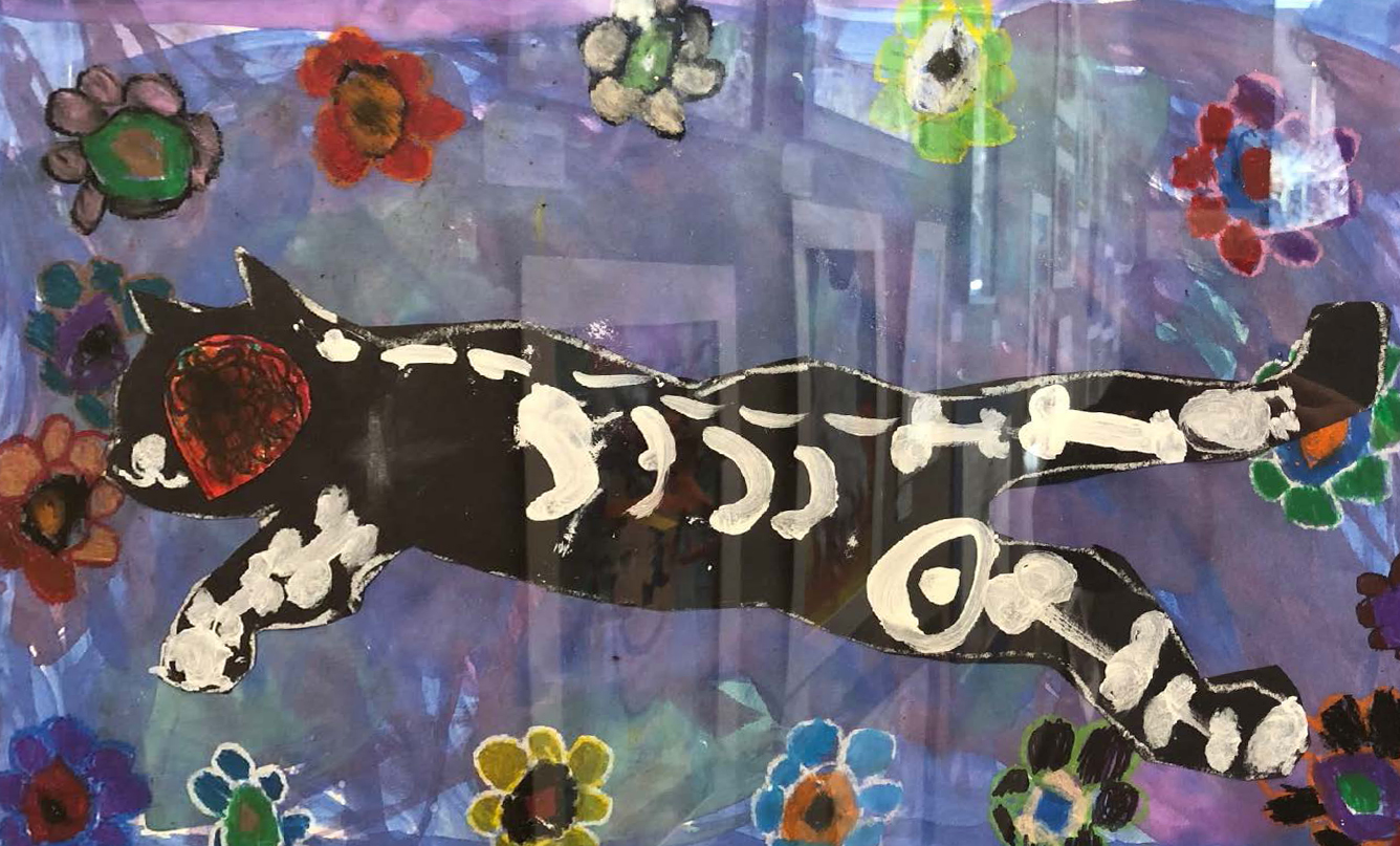 28th Annual Exhibit Day of the Dead Calaveras Cat