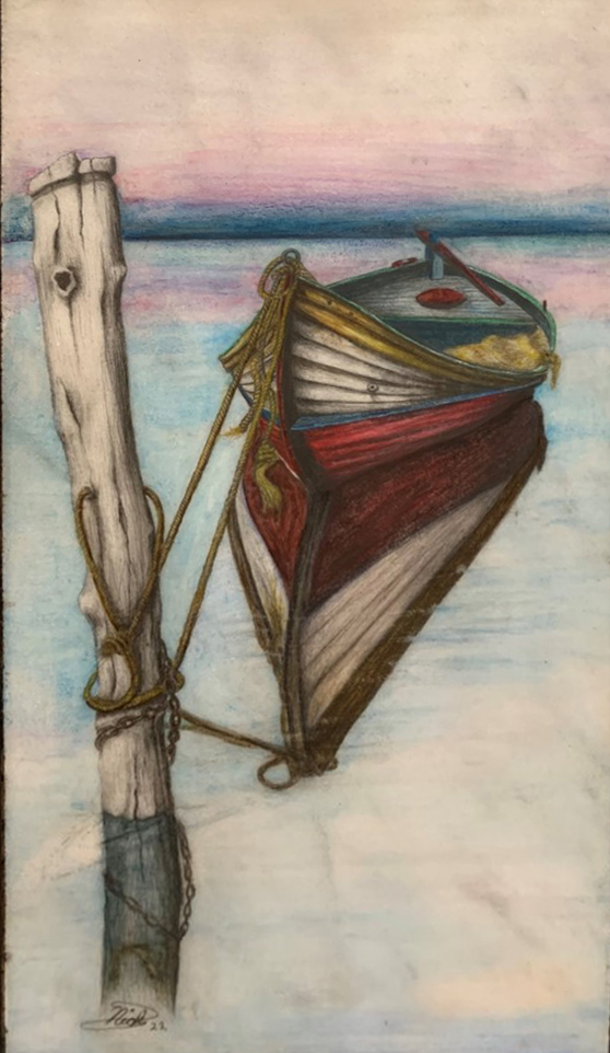 14th Annual Exhibit Moored Boat