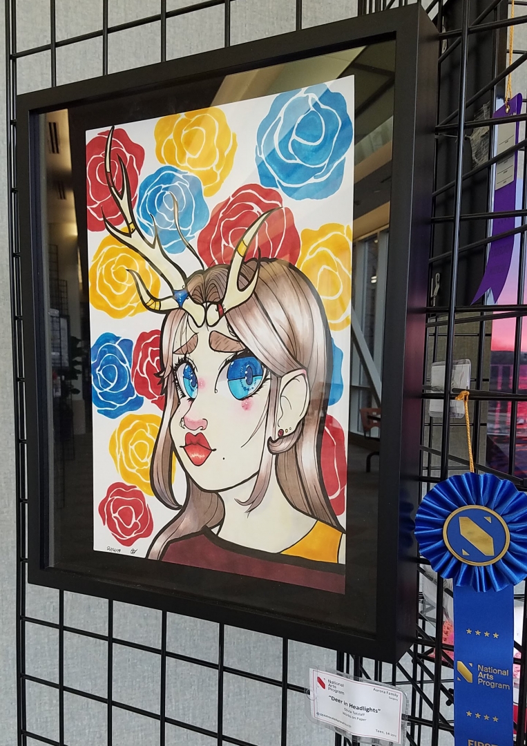 5th Annual Exhibit Deer in Headlights