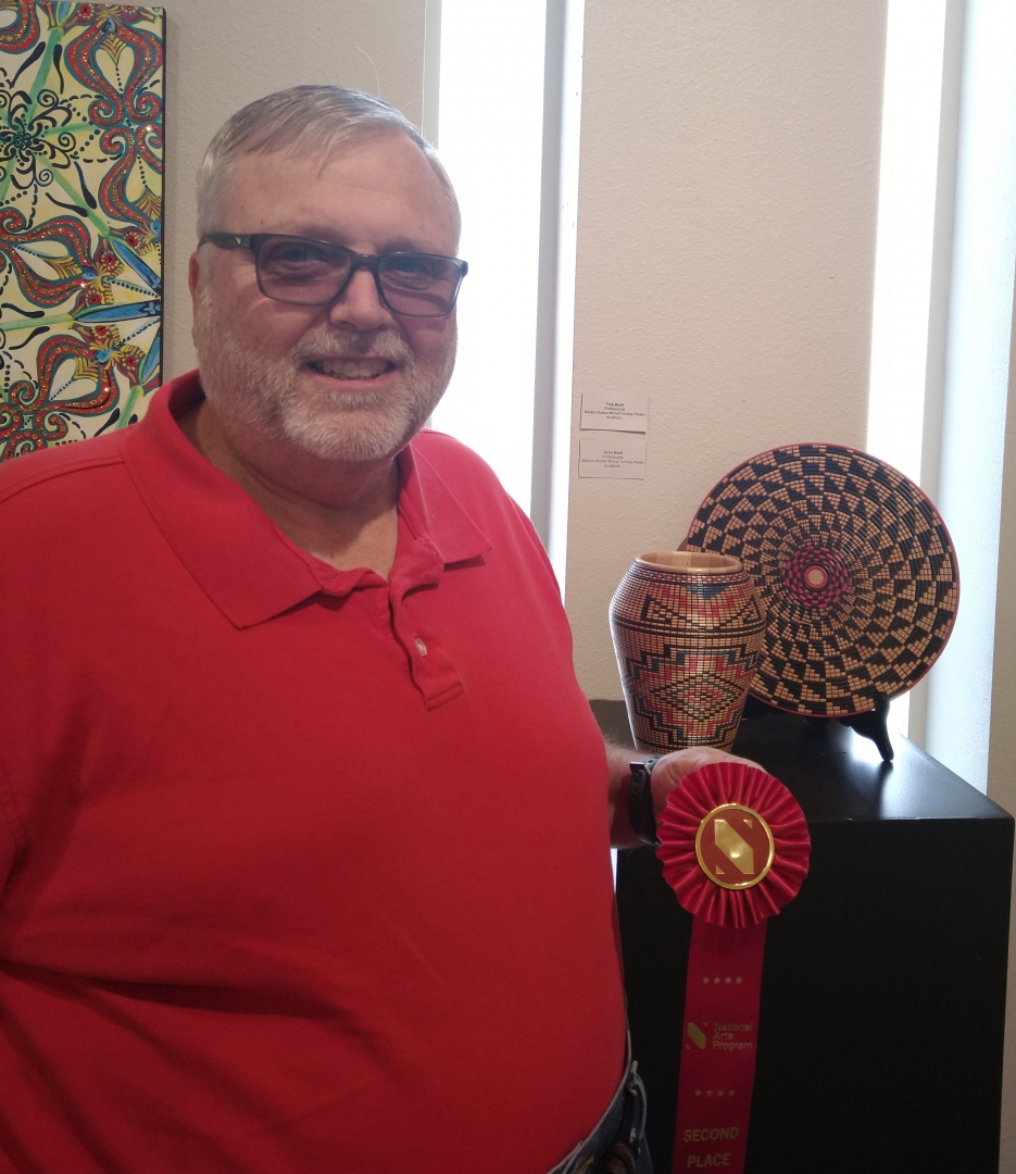 15th Annual Exhibit Basket Illusion Wood Turning Platter