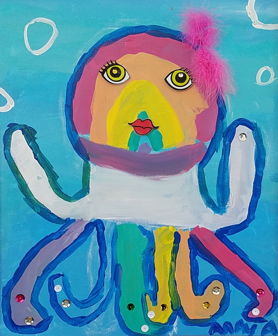 3rd Annual Exhibit Ashley the Octopus